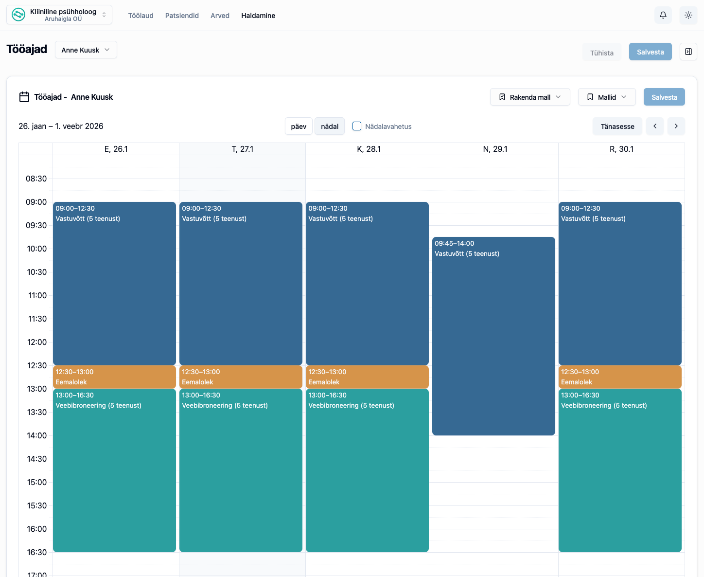MinuPatsient feature screenshot